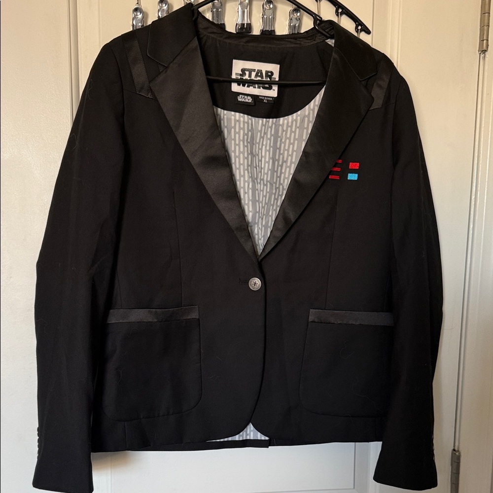 Star Wars Black Blazer with Satin Accents